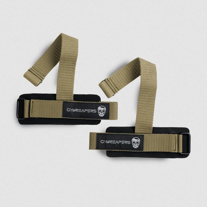 Gymreapers Dowel Lifting Straps with Padded Cuff & Heavy-Duty Polypropylene for Deadlifts Rows & Pull-Ups
