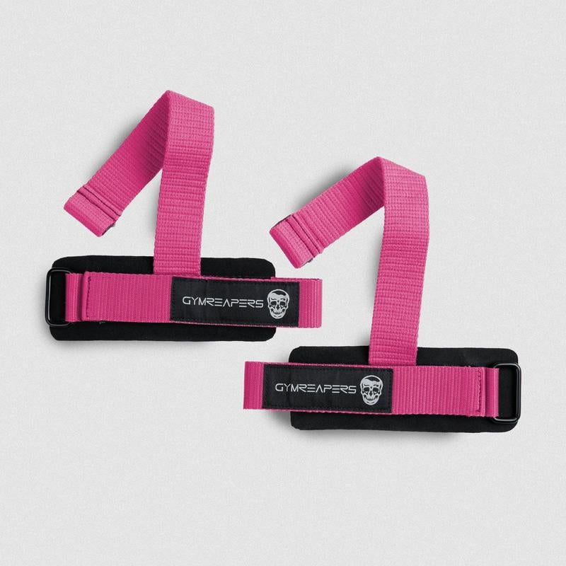 Gymreapers Dowel Lifting Straps with Padded Cuff & Heavy-Duty Polypropylene for Deadlifts Rows & Pull-Ups