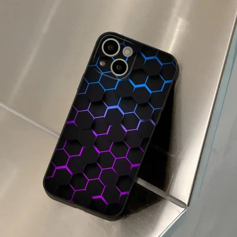 Car Carbon Fibre Phone Case for Iphone 17 Air 17Pro 16Pro 15Promax 14Pro Iphone 12 Pro 15 plus 13 Pro MAX MINI Black Covers