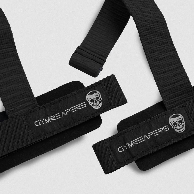 Gymreapers Dowel Lifting Straps with Padded Cuff & Heavy-Duty Polypropylene for Deadlifts Rows & Pull-Ups