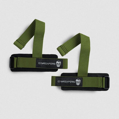 Gymreapers Dowel Lifting Straps with Padded Cuff & Heavy-Duty Polypropylene for Deadlifts Rows & Pull-Ups