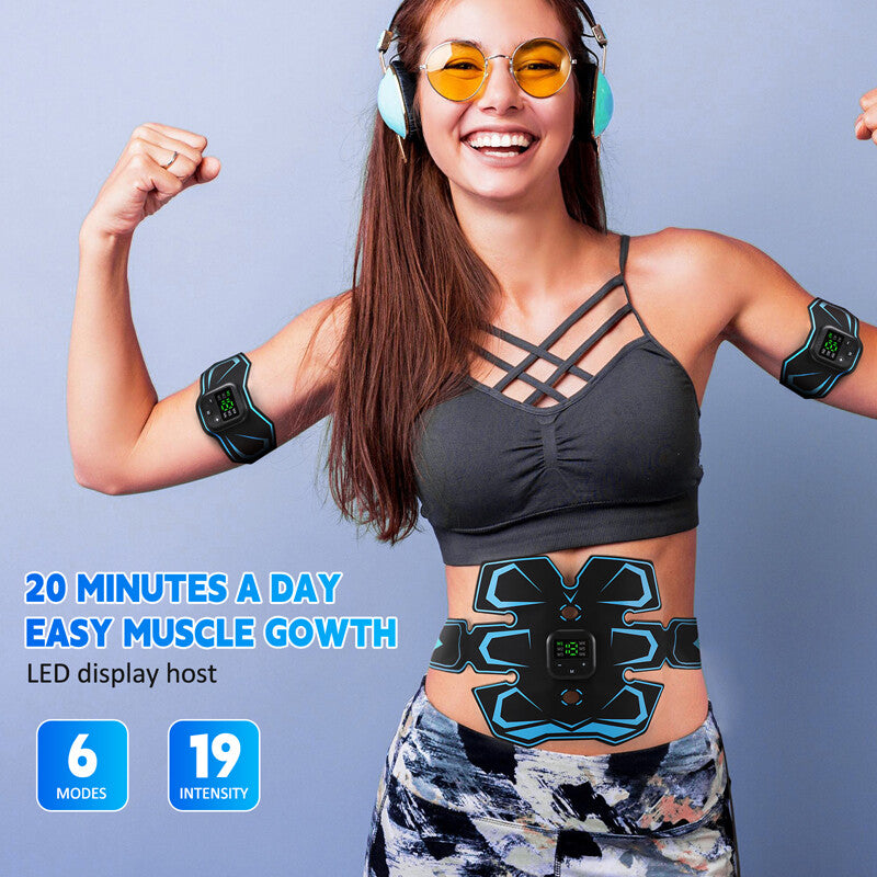 EMS Abdominal Muscle Core Toning Trainer ABS Electric Stimulator Fitness Belt