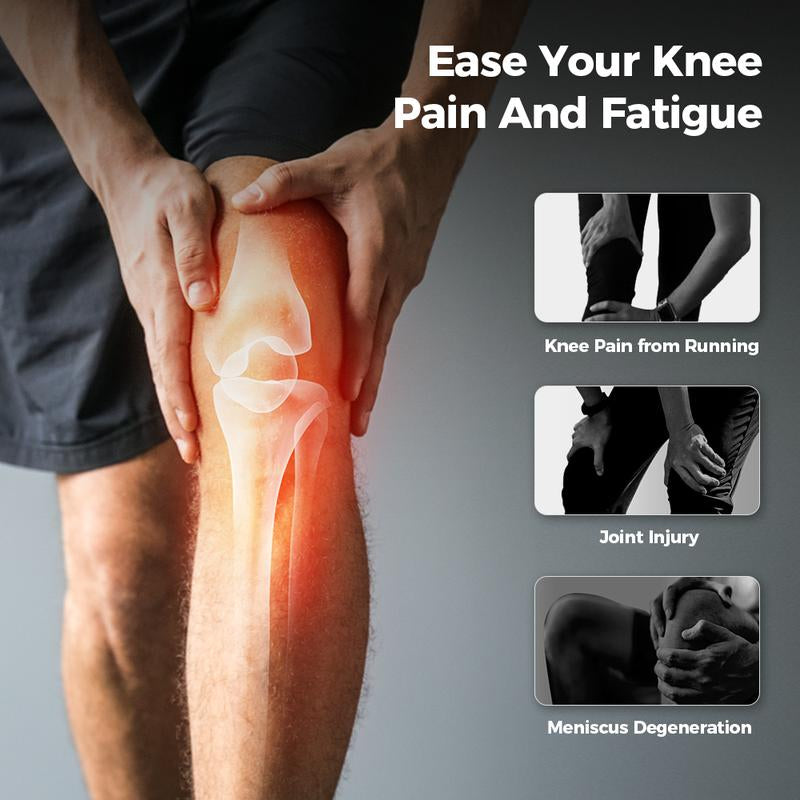 KEEP Knee Brace, 2 PACK Knit Breathable Bidirectional Patella Strap, Brace Support for Hiking, Soccer, Basketball, Running, Jumpers Knee, Tennis, Tendonitis, Volleyball & Squats