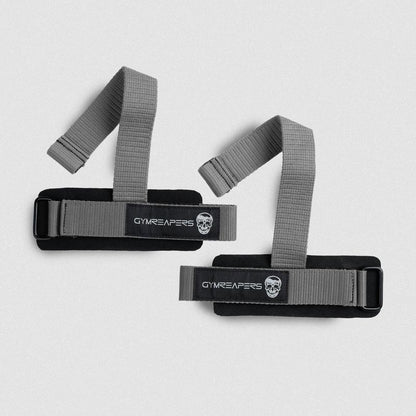 Gymreapers Dowel Lifting Straps with Padded Cuff & Heavy-Duty Polypropylene for Deadlifts Rows & Pull-Ups