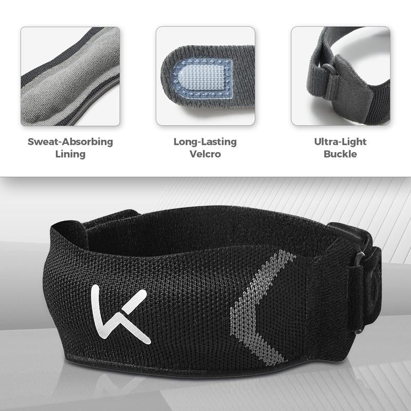 KEEP Knee Brace, 2 PACK Knit Breathable Bidirectional Patella Strap, Brace Support for Hiking, Soccer, Basketball, Running, Jumpers Knee, Tennis, Tendonitis, Volleyball & Squats